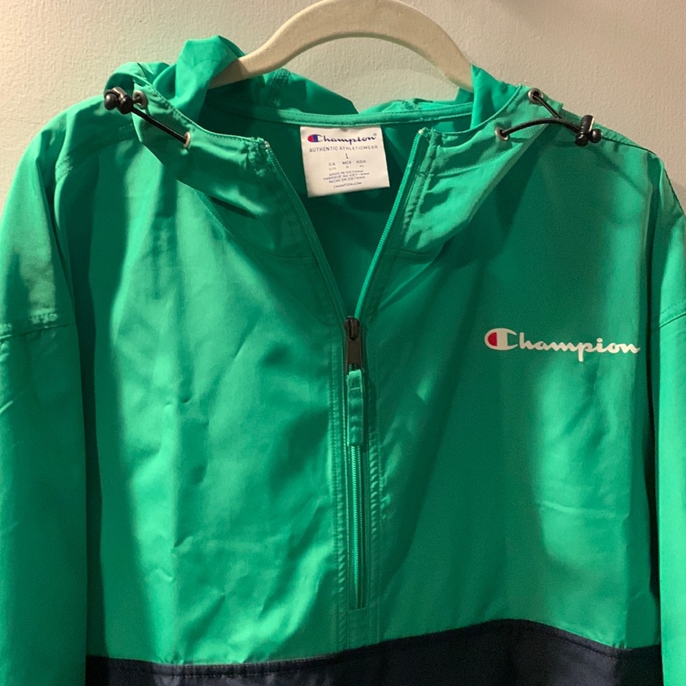 Champion windbreaker.
